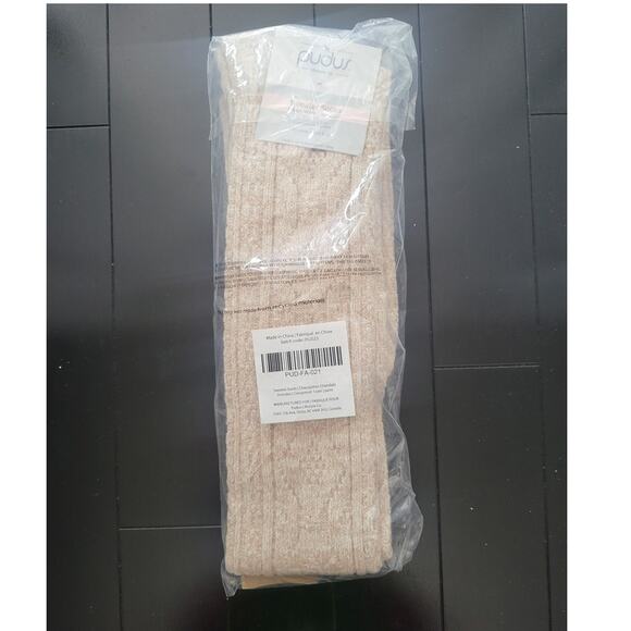 Pudus Sweater Socks Light Brown/Cream - Size 6 -10 - Picture 2 of 3